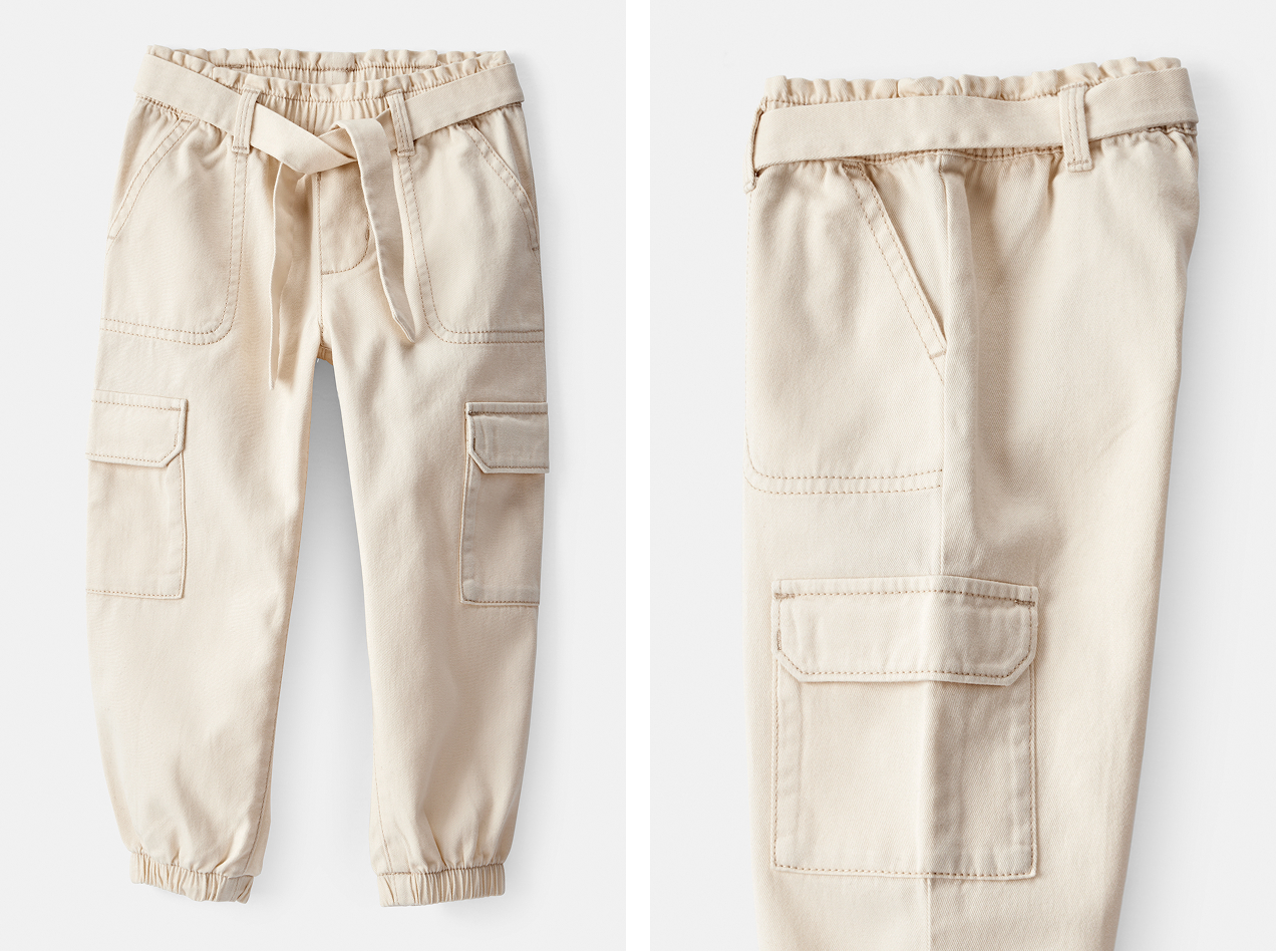 cinched hems and statement pockets