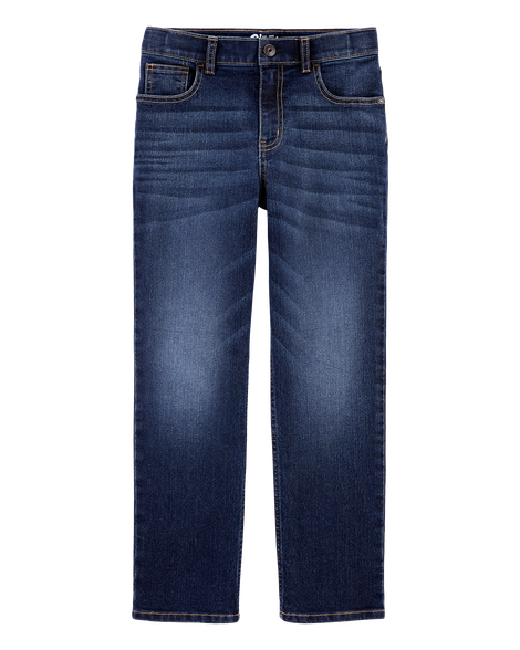 Image of Kid Dark Wash Relaxed-Fit Classic Jeans