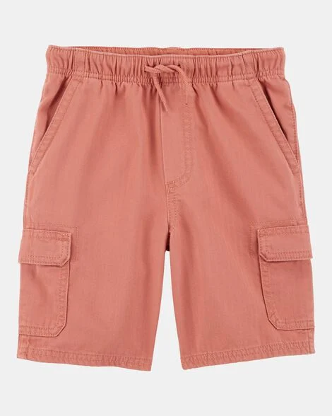 Image of Kid Cargo Utility Shorts - Red