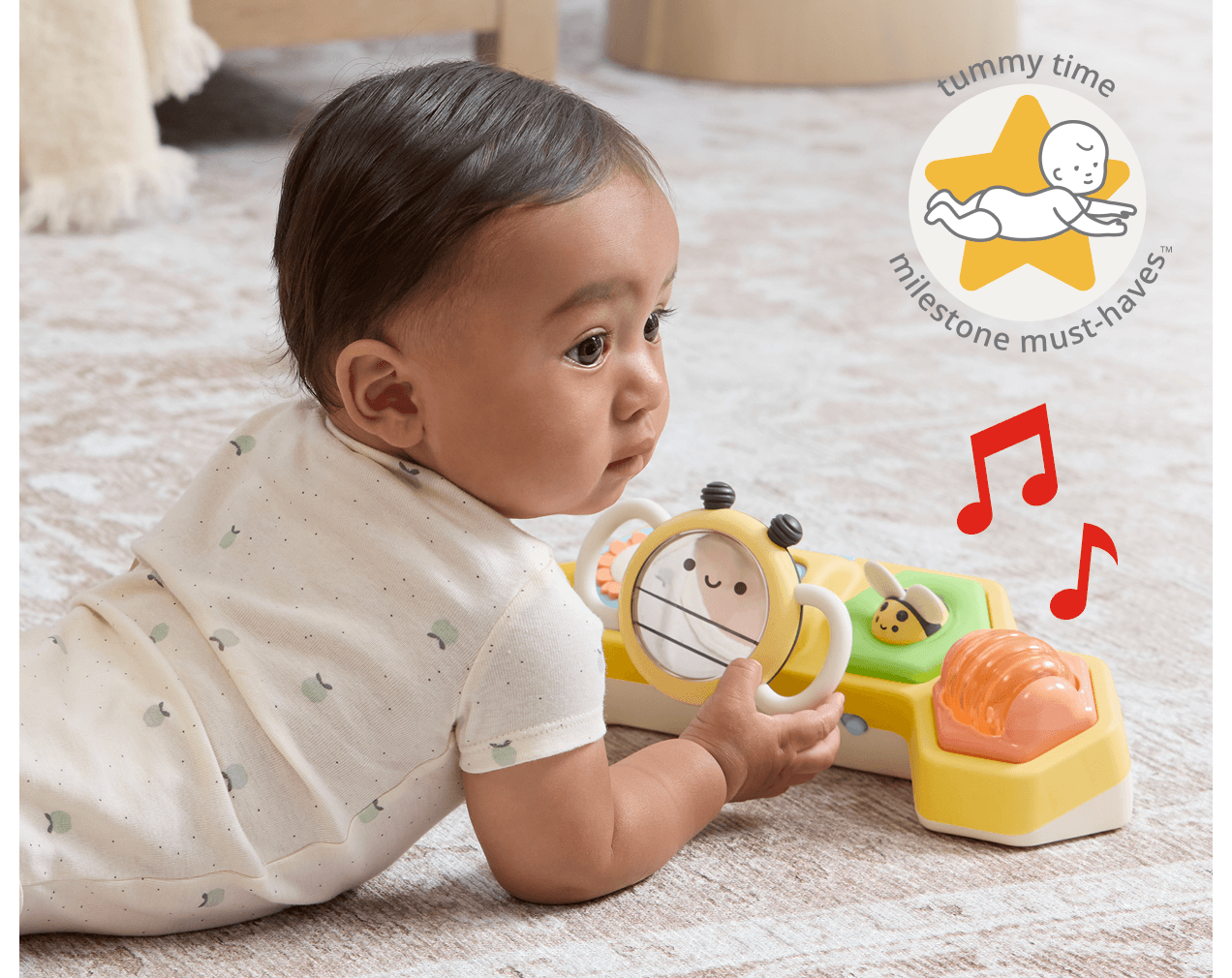 tummy time milestone must-haves™