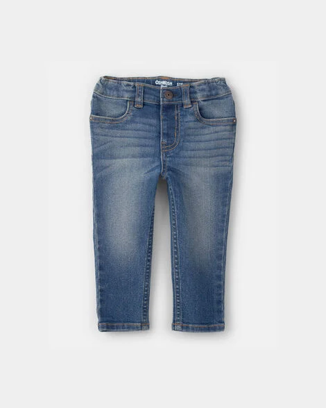 Image of Baby Dark Blue Wash Straight-Leg Jeans