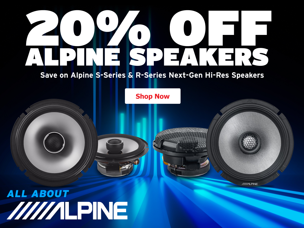Alpine S2-S69C 6x9" S-Series Next-Gen Hi-Res Component Speakers