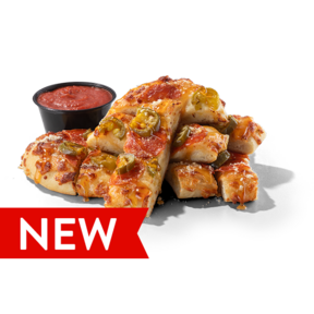 Spicy Pepperoni Loaded Breadsticks