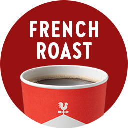 French Roast coffee cup
