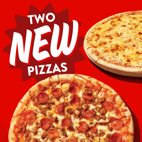 Two NEW Pizzas added to the menu