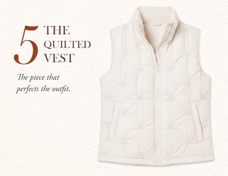 Shop the Pucker Stitch Puffer Vest