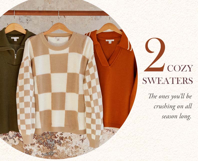 Shop Fall Sweaters