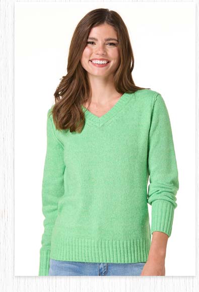 Shop Solid V-Neck Sweater