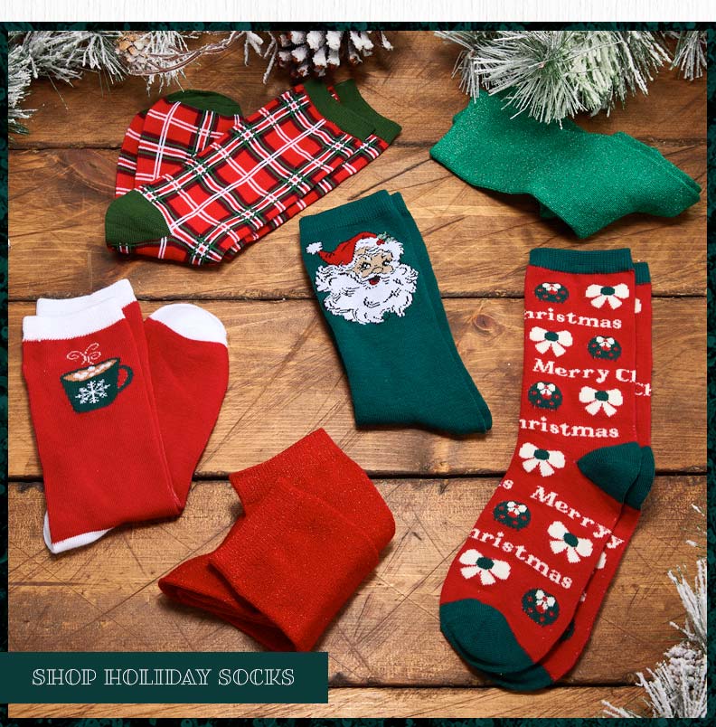 Shop Holiday Socks