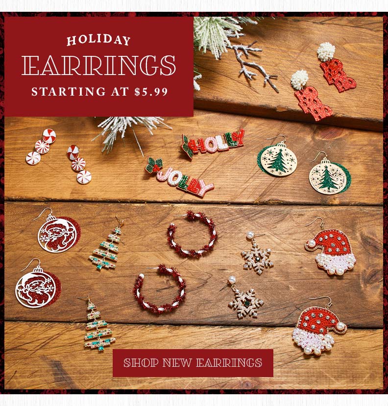 Shop Holiday Earrings