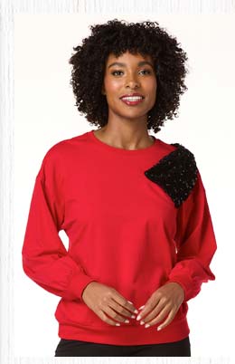 Shop Bow Sequin Top