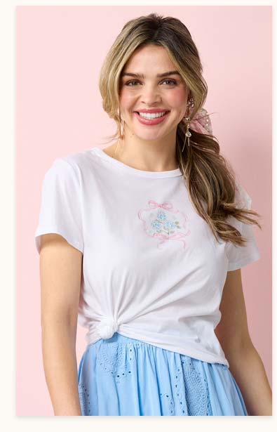 Shop Solid Hydrangea Tee