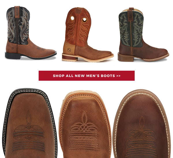 SHOP ALL NEW MEN'S BOOTS >>