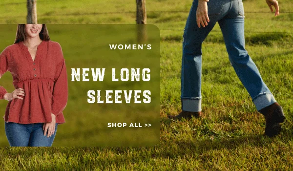 WOMEN'S NEW LONG SLEEVES | SHOP ALL >>