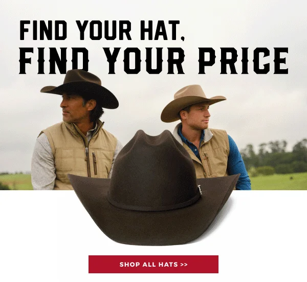FIND YOUR HAT. FIND YOUR PRICE. SHOP NOW >>