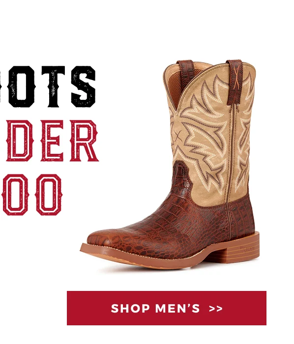 BOOTS UNDER $100 | SHOP MEN'S >>
