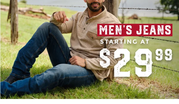 MEN'S DENIM STARTING AT $29.99