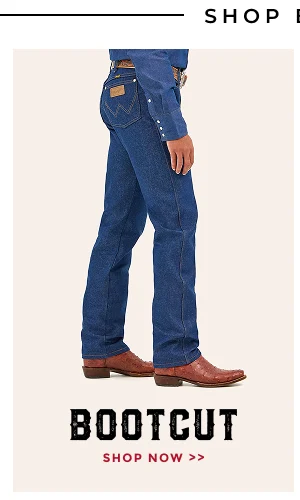 SHOP BY CUT | BOOTCUT >>