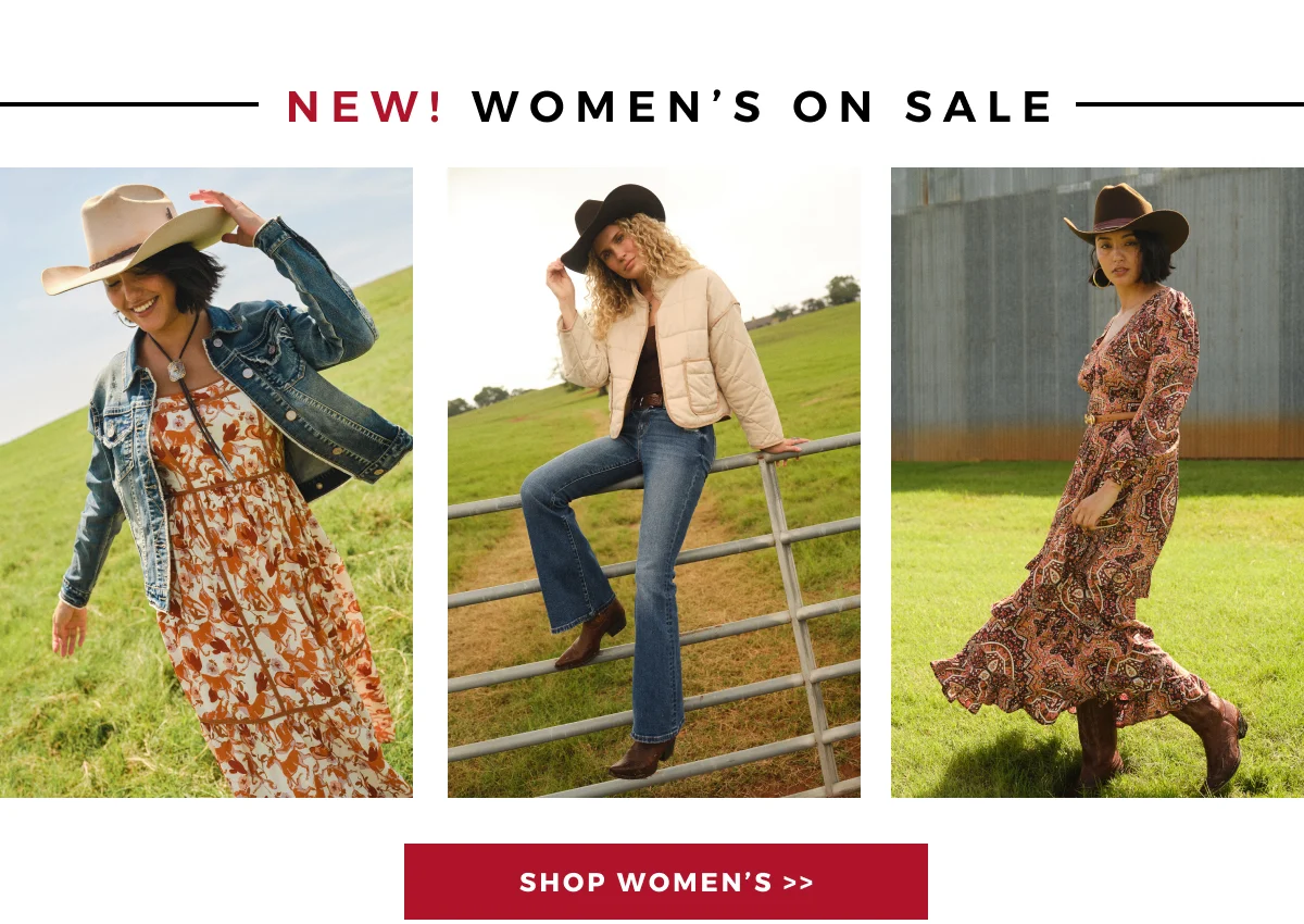 NEW! WOMEN'S ON SALE | SHOP WOMEN'S >>