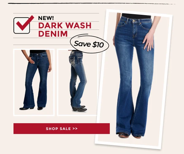 NEW! DARK WASH DENIM | SAVE $10 | SHOP SALE >>
