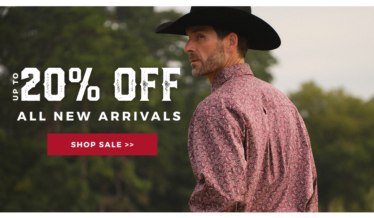 ALL NEW ARRIVALS UP TO 20% OFF | SHOP NOW >>