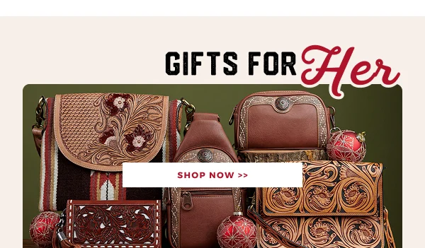 GIFTS FOR HER | SHOP NOW >>