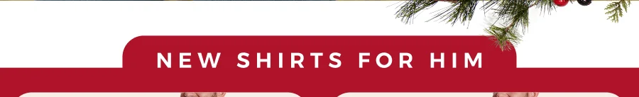 NEW SHIRTS FOR HIM