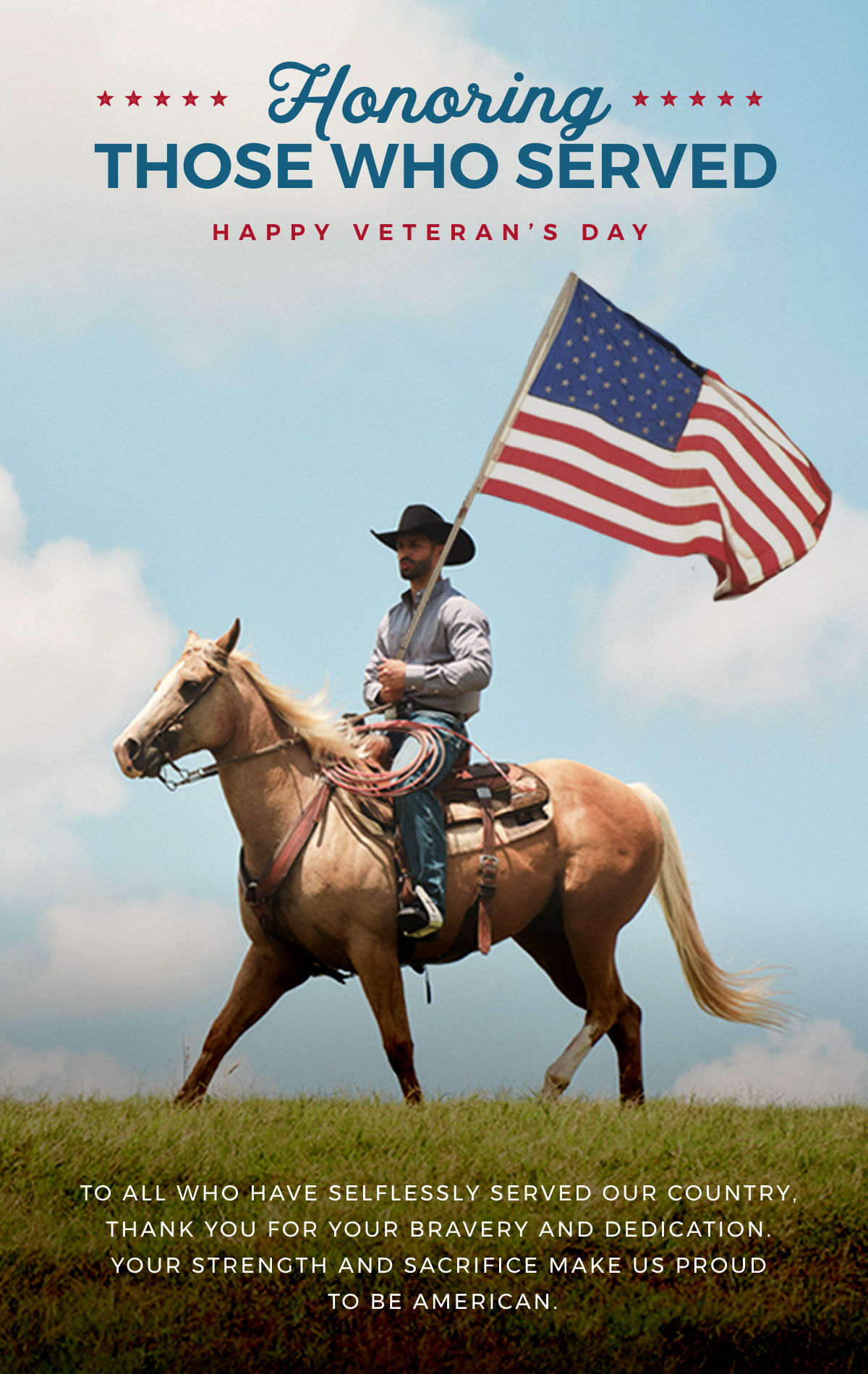 HONORING THOSE WHO HAVE SERVED HAPPY VETERAN'S DAY
