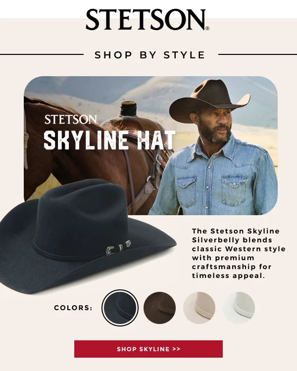 STETSON SKYLINE HAT | SHOP NOW