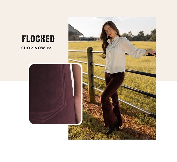 SHOP FLOCKED