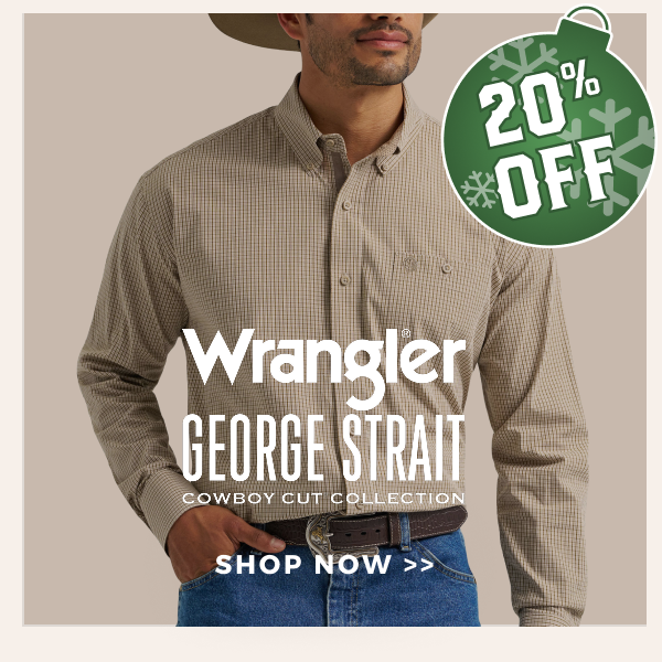 WRANGLER GEORGE STRAIT | SHOP NOW >>