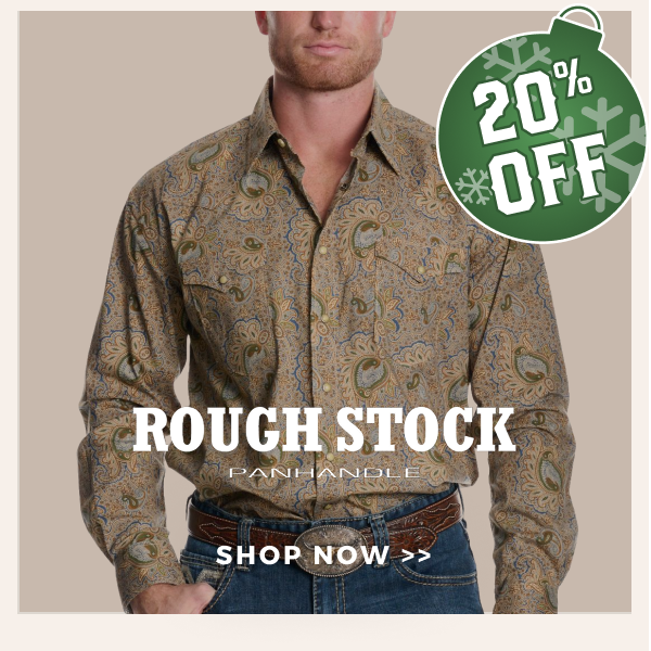 ROUGH STOCK | SHOP NOW >>