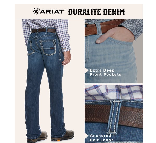 ARIAT DURALITE DENIM | SHOP ALL WORK PANTS
