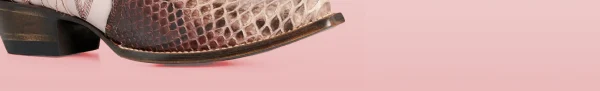 NEW CAVENDER'S EXCLUSIVE PINK & PYTHON BOOTS