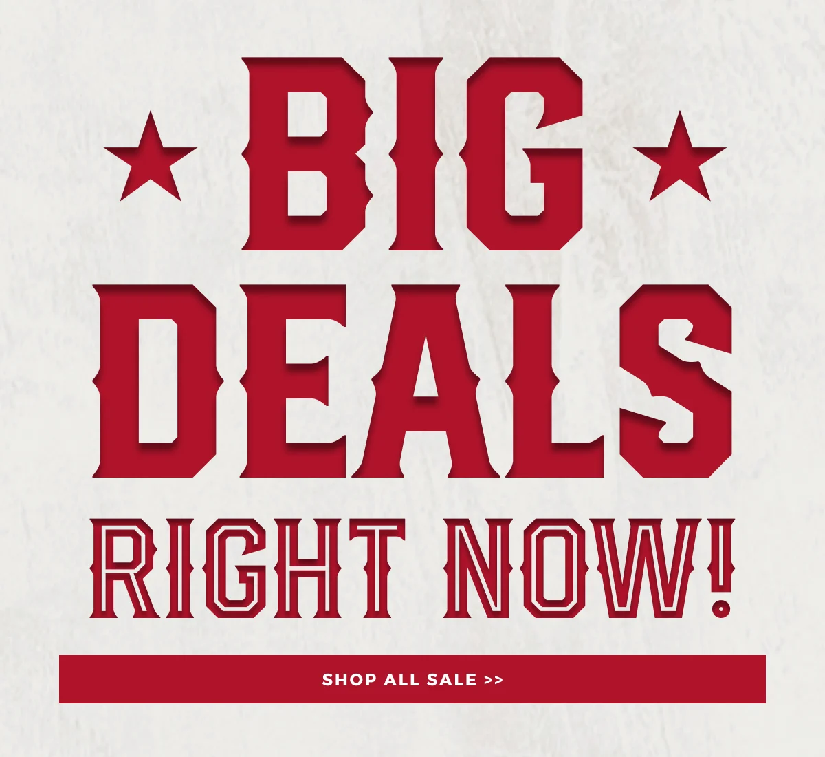 BIG DEALS RIGHT NOW! SHOP ALL SALE >>