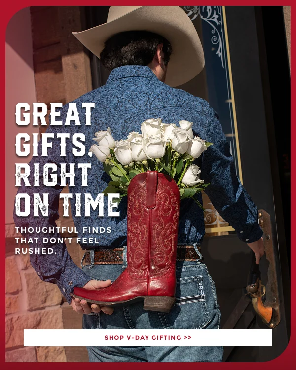 GREAT GIFTS, RIGHT ON TIME | Thoughtful finds that don't feel rushed. | SHOP V-DAY GIFTING >>