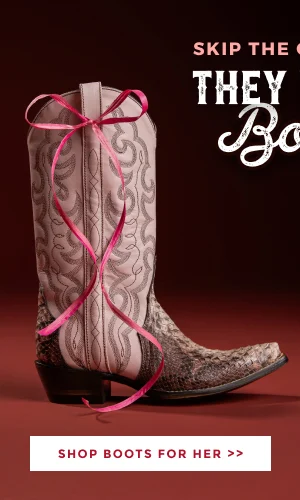 SKIP THE ORDINARY, THEY WANT BOOTS | SHOP BOOTS FOR HER >>