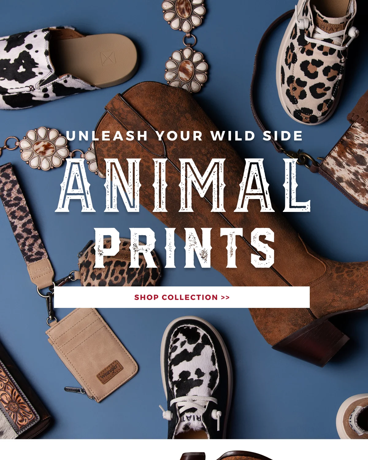 UNLEASH YOUR WILD SIDE | ANIMAL PRINTS | SHOP COLLECTION >>