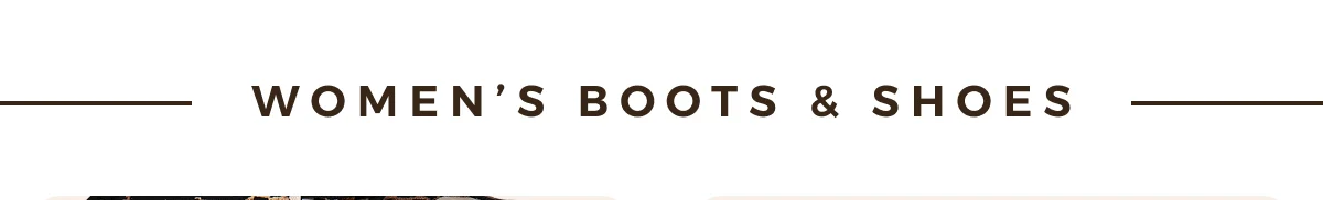 WOMEN'S BOOTS & SHOES