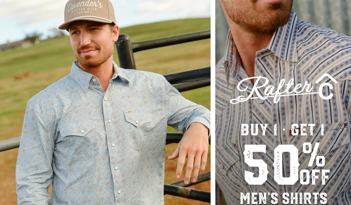 RAFTER C | BUY 1 GET 1 50% OFF MEN'S SHIRTS | SHOP SALE >>