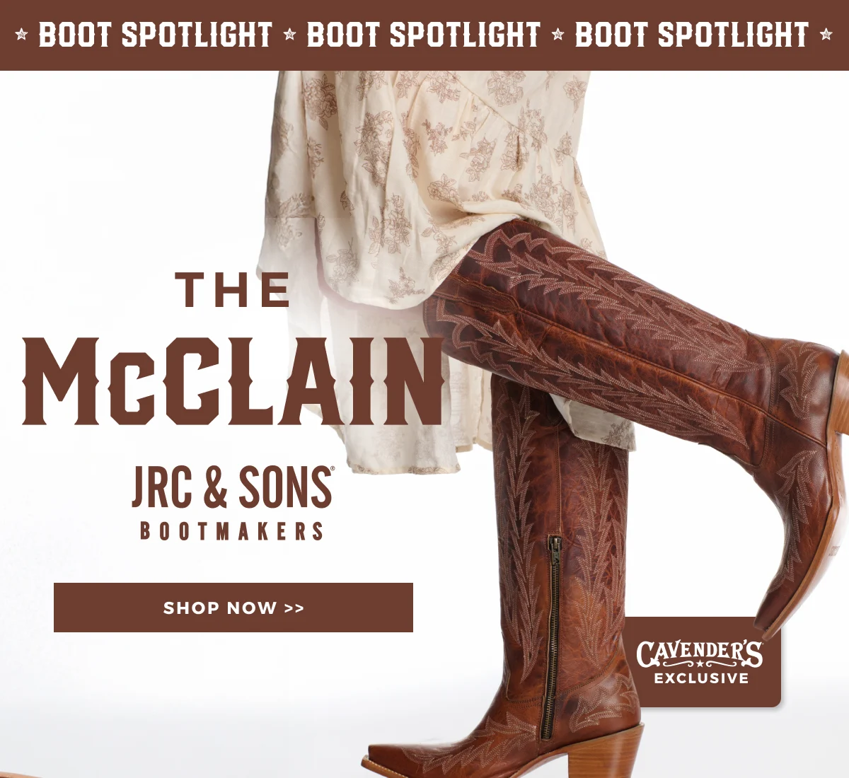 BOOT SPOTLIGHT THE MCCLAIN JRC & SONS BOOTMAKERS | SHOP NOW >>