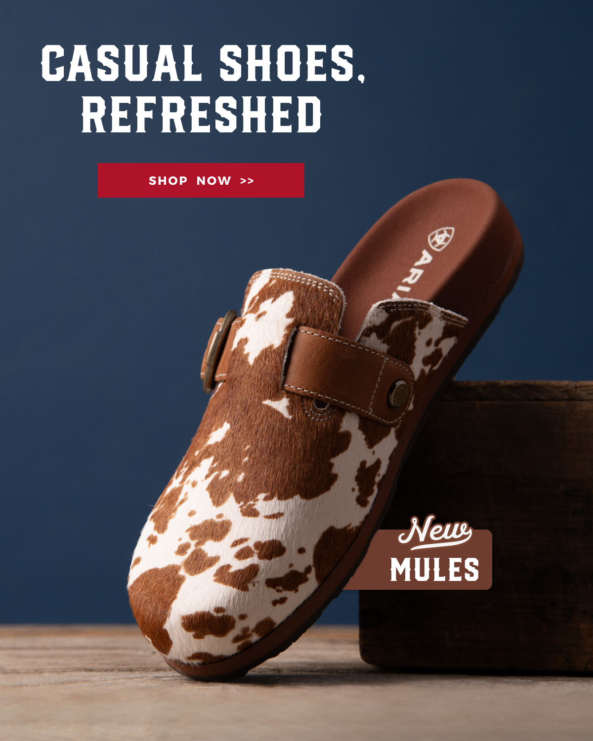 CASUAL SHOES, REFRESHED | SHOP NOW >>