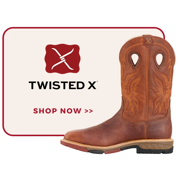 TWISTED X | SHOP NOW >>