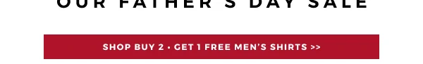 BUY 2, GET 1 FREE MEN'S SHIRTS >>