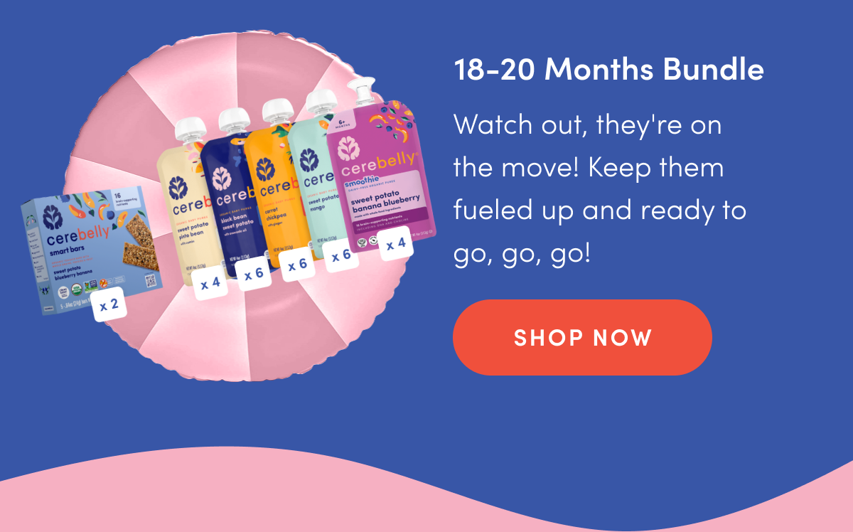 18-20 Months Bundle | Watch out, they're on the move! Keep them fueled up and ready to go, go, go! | SHOP NOW