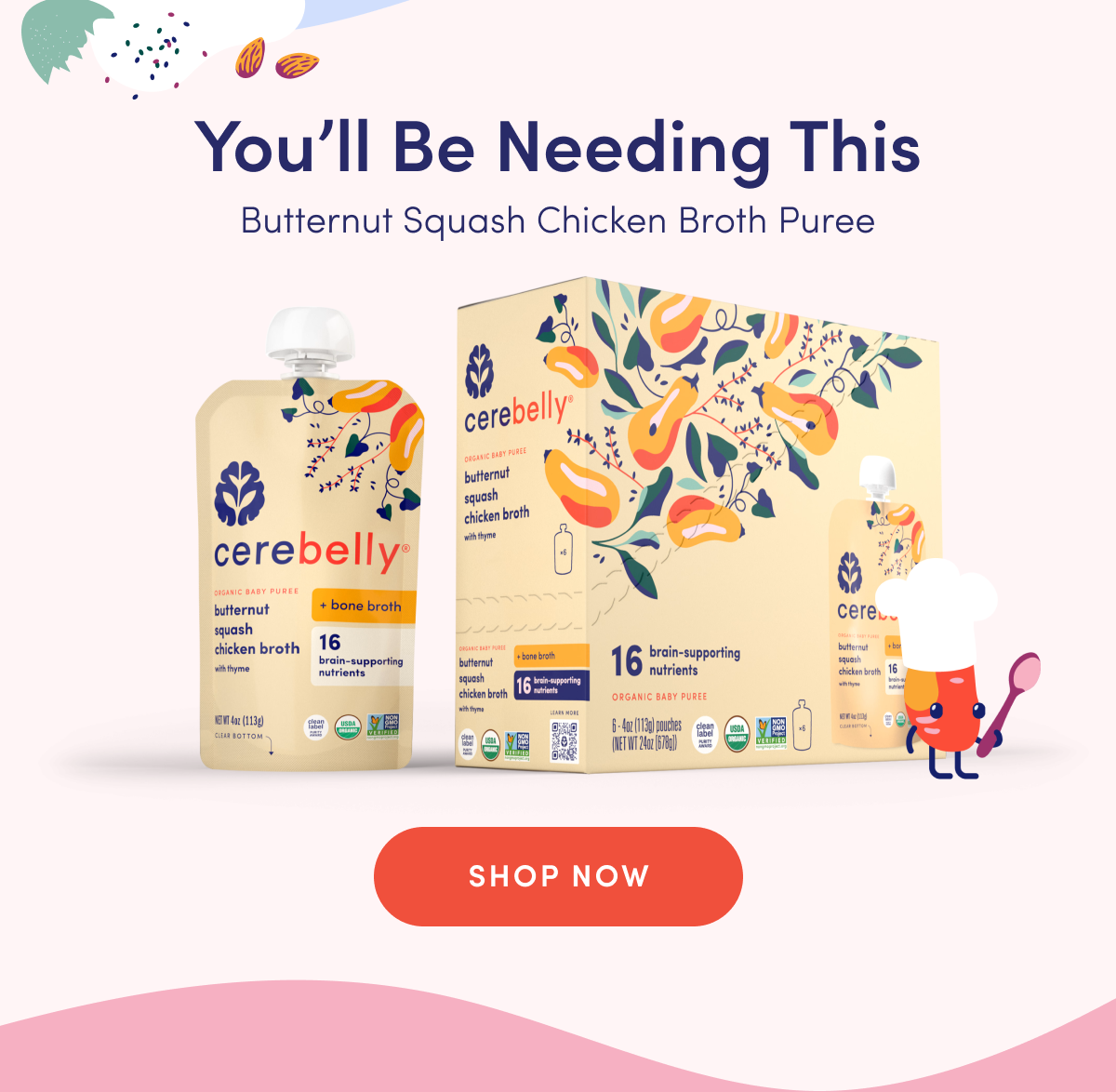 You'll Be Needing This | Butternut Squash Chicken Broth Puree | SHOP NOW