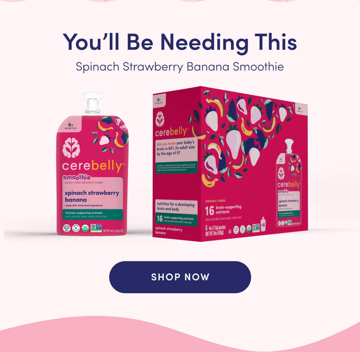 You'll Be Needing This | Spinach Strawberry Banana Smoothie | SHOP NOW