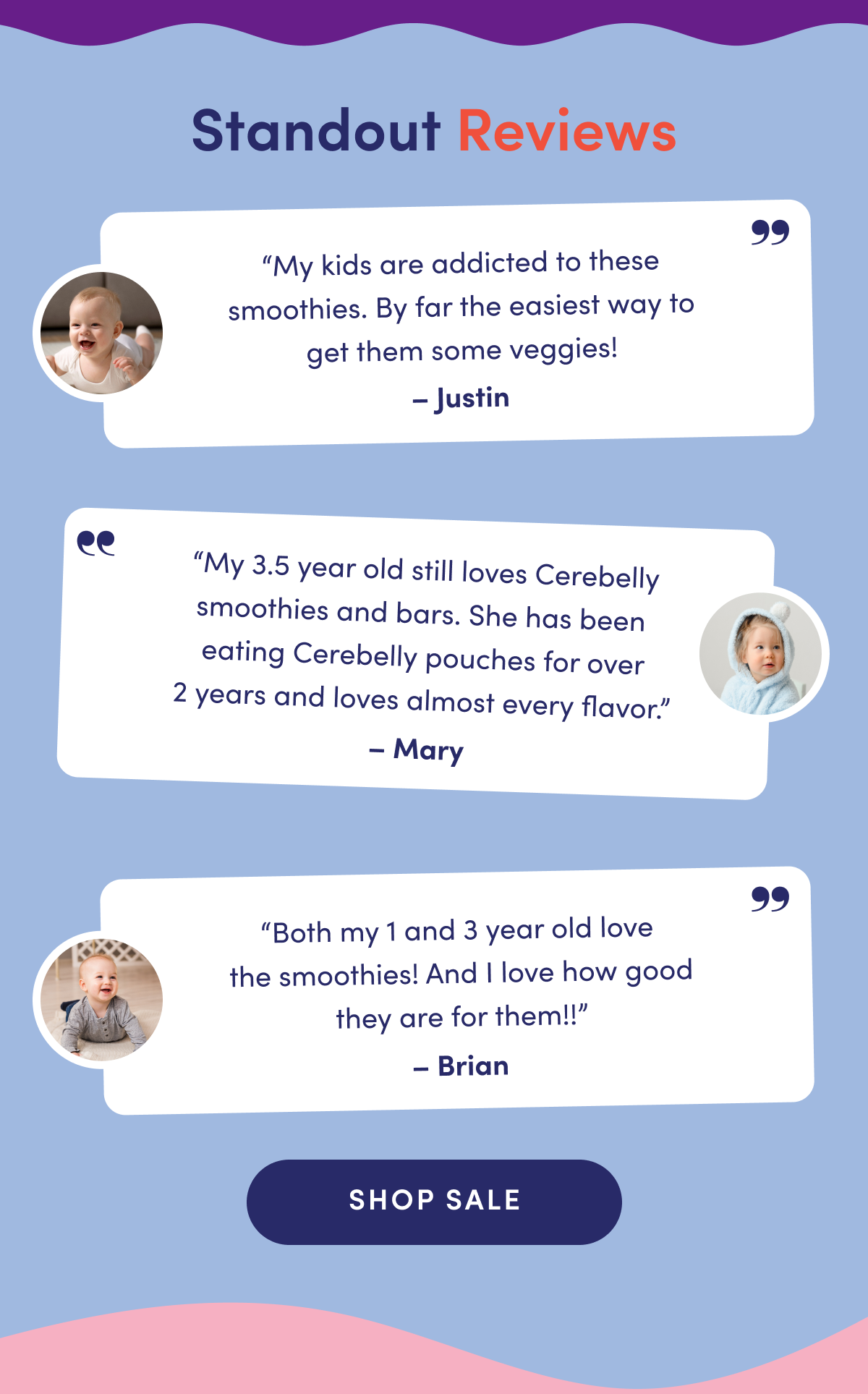 Standout reviews