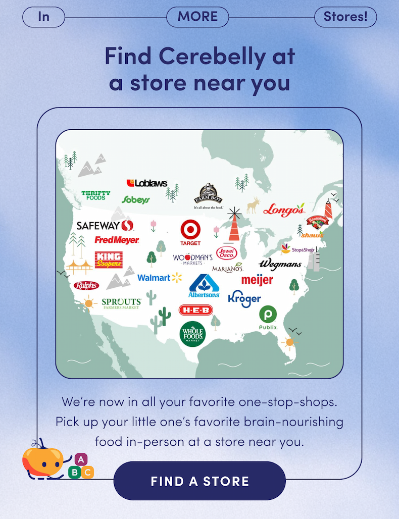 Find Cerebelly at a store near you