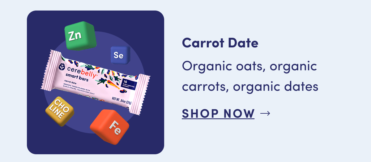 Carrot Date | Organic oats, organic carrots, organic dates | SHOP NOW